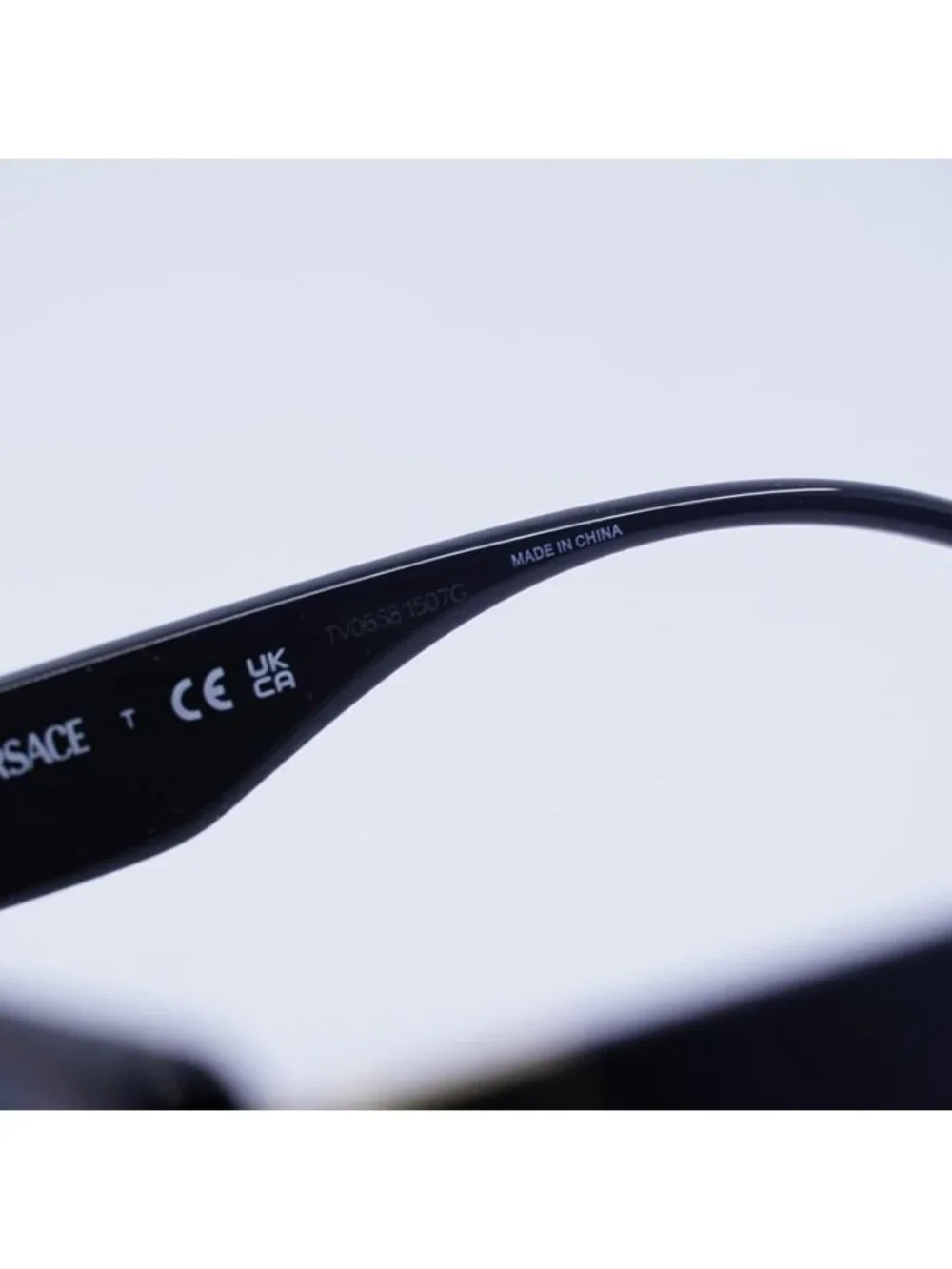 Versace Kids VK4003U GB1/87 Sunglasses Black Rectangle Frame, Dark Grey Lenses